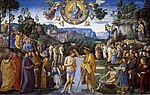 Pietro Perugino från cirka 1482. Sixtinska kapellet.