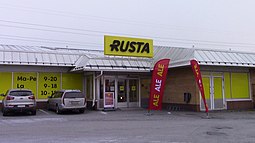 Rustan tavaratalo Porissa.