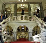 Central staircase