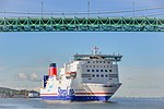 M/S Stena Jutlandica på väg in i Göteborg.