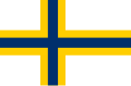 Bandera de los finlandeses de Suecia (no oficial).