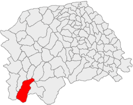 Location in Suceava County