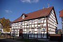 Getreidemühle mit Wohnhausanbau und Turbinenhaus mit Einlaufbauwerk