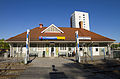 Märsta railway station seen from train side.