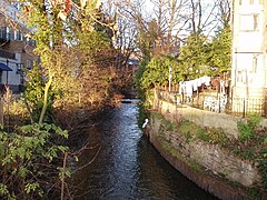 Outlet of Wraysbury River and River Colne