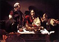 Caravaggio, Nattverden i Emmaus 1601