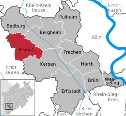 Elsdorf – Mappa