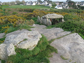 Dolmen von Guilliguy bei Portsall, Finistère