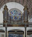 Gevel achter het orgel van de Koepelkerk in Hoorn geert