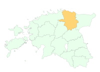 Localização de Região de Viru Ocidental Lääne-Virumaa