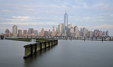 Hudson River and Lower Manhattan from Jersey City