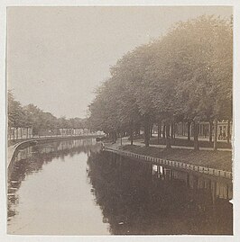 Raamsingel en -vest omstreeks 1900