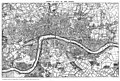 Image 43A detailed copy of John Rocque's Map of London, 1741–5 (from History of London)