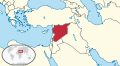 In red: Syria (Location map)