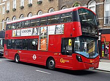 Un modello Wright Gemini in servizio a Londra