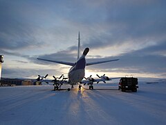 NASA's P-3 at Sunrise (8609997641).jpg