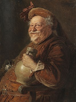 Falstaff (1906) door Eduard von Grützner