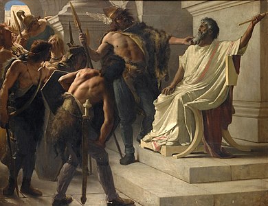 La Prise de Rome par les Gaulois (1877), Lons-le-Saunier, musée des Beaux-Arts.