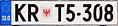 First EU plate (2004-2008)