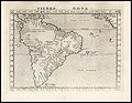 Map of South America by Girolamo Ruscelli 1562