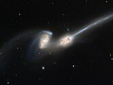 The Mice Galaxies, NGC 4676A (right) / NGC 4676B (left)