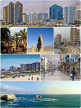 Een collage van Antofagasta