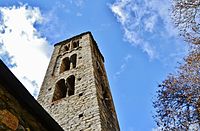 Church tower of Sant Climent de Pal, La Massana Author: Maria Rosa Ferré