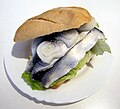 Bismarkhering nel panino (Fischbrötchen)