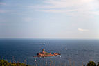 Île d'Or, France, as seen from Cap Esterel.