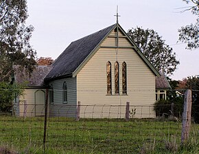 St Matthew's Anglican church in Gundy, NSW