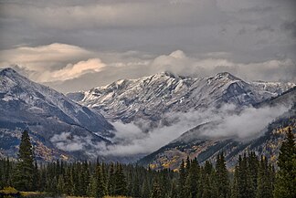 Die San Juan Mountains nördlich von Durango