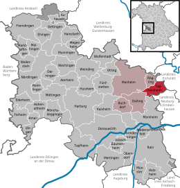 Tagmersheim - Localizazion