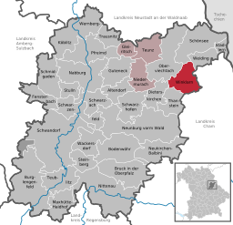 Läget för Winklarn i Landkreis Schwandorf