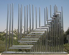 Eighteen Levels (1971), Ya'acov Agam, Israel Museum, Jerusalem,