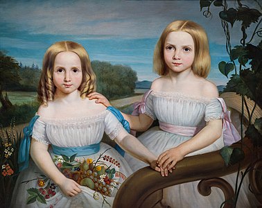 Théophile Hamel Olympe et Flore Chaveau