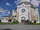 La cathédrale Sainte-Thérèse-d'Avila d'Amos en juin 2011