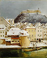 Pavel Künl (1817–1871): Fischerplatz in Ljubljana, 1847