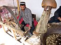 Filadura artisanala de la seda en China (Hotan)