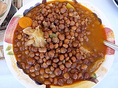 Pois cuisinés, appelés au Cap-Vert le congo.