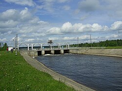 Dam on the Shlina River, Firovsky District