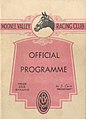 Front cover of the 1944 Moonee Valley Stakes racebook