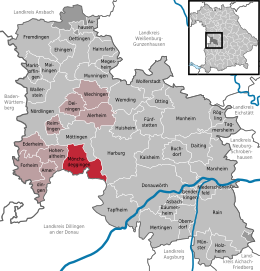 Mönchsdeggingen - Localizazion