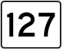 Route 127 marker