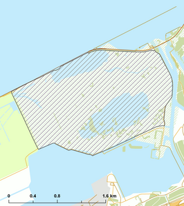 Natura 2000 gebied Lepelaarplassen tussen het Markermeer en Almere