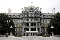 The Eisenhower Executive Office Building north façade