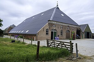 Close-up van boerderij Beusum