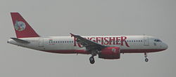 Airbus A320-200 der Kingfisher