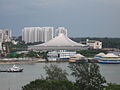 Le palais omnisports de la ville de Singapour