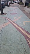 Historic Terrazzo sidewalks, 4712 El Cajon Boulevard