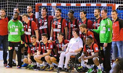 L'équipe de l'US Ivry, finaliste. Le 31 août 2014.